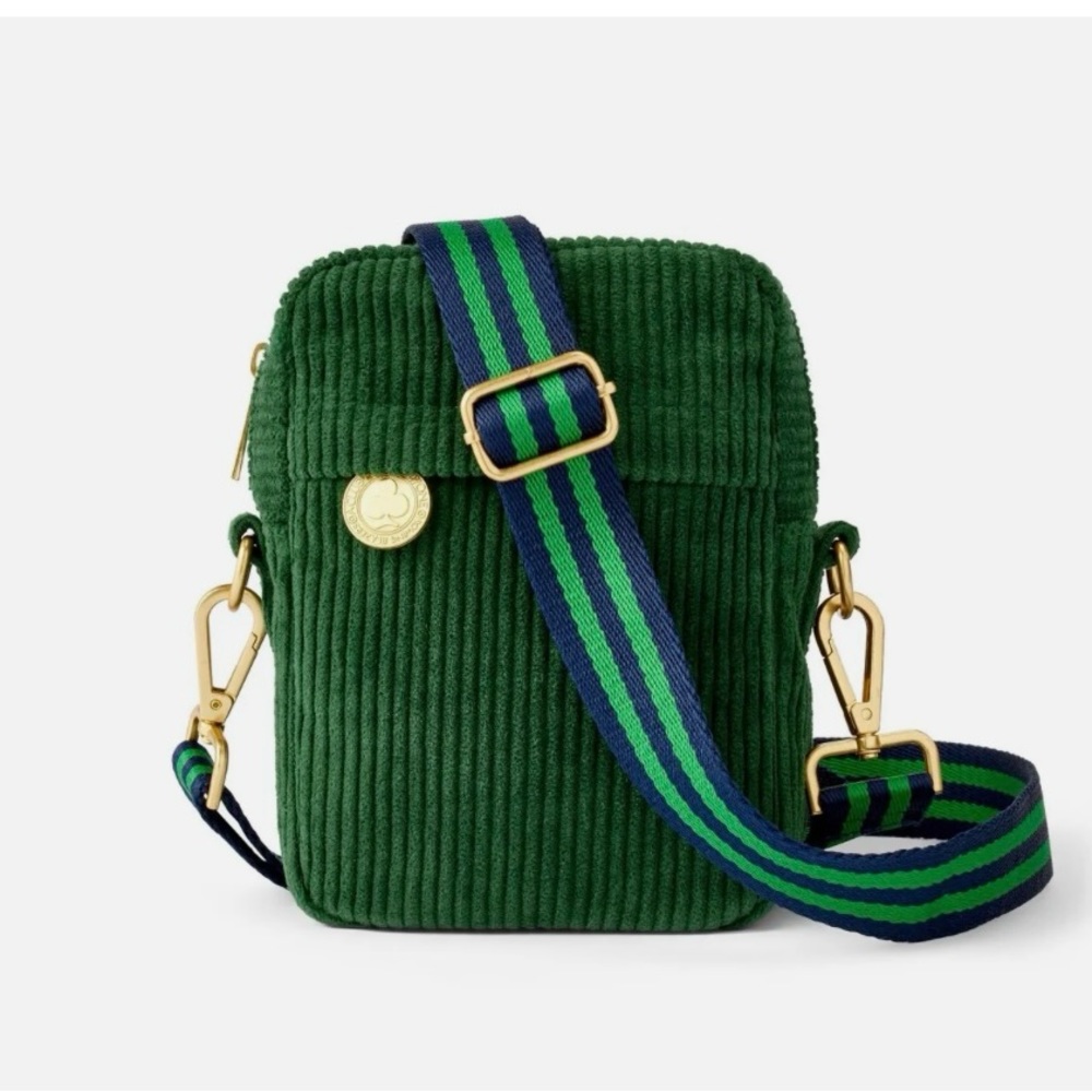 Rowing Blazers x Target Green Corduroy Crossbody Bag Purse Cross Body Strap
